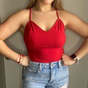 Forever 21 Red Bodysuit